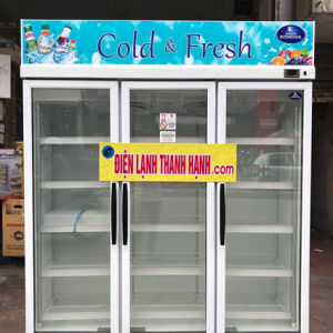 TỦ MÁT 3 CÁNH CỬA SANDEN INTERCOOL NHẬT MPM 1203 - 1500LÍT