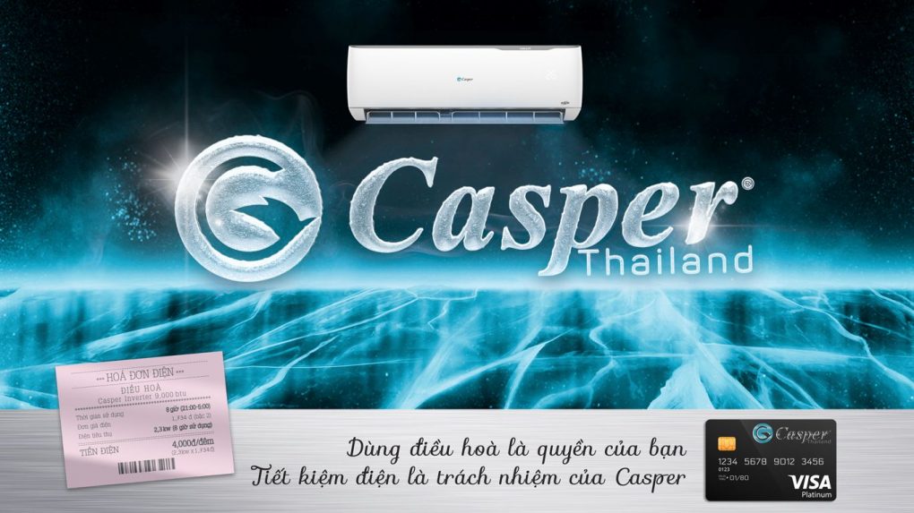 Điều hòa Casper 12000 BTU 1 Chiều inverter model GC-12TL32