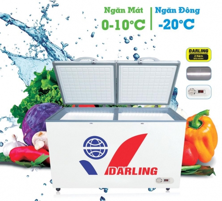 Tủ đông 2 chế độ Darling DMF-4688WX 2 ngăn đông mát