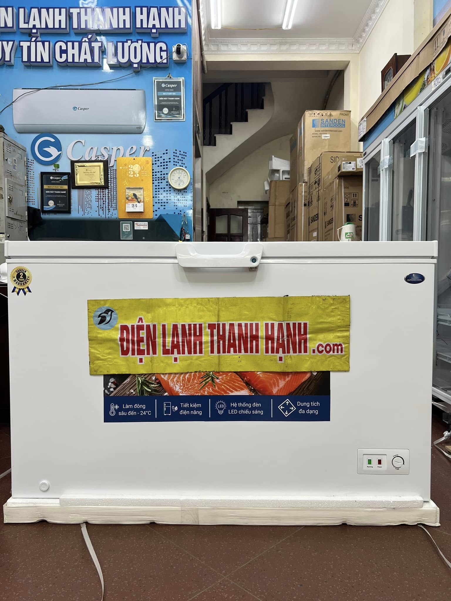 tủ đông sanden scf 0465 1